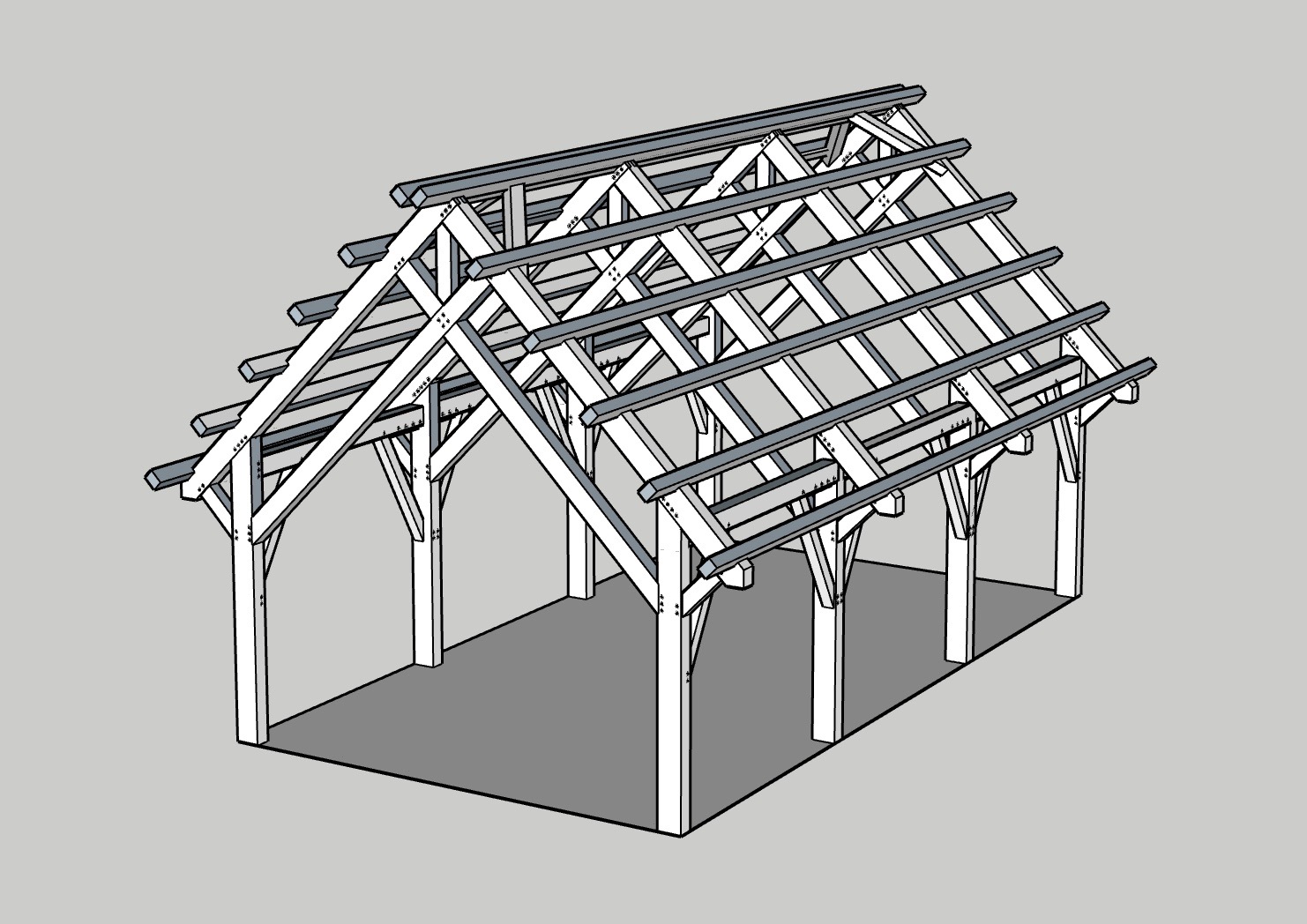 Timber Frame Boat Barn
